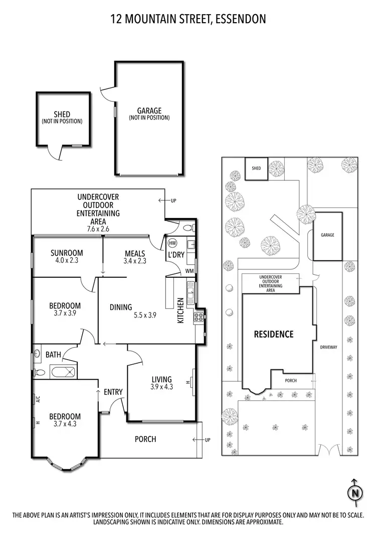 Floorplan of Homely house listing, 12 Mountain Street, Essendon VIC 3040