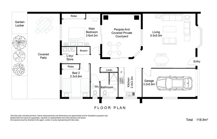 Floorplan of Homely unit listing, 44/83 Lindsay Road, Buderim QLD 4556