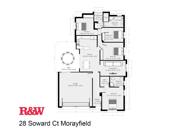 Floorplan of Homely house listing, 28 Soward Court, Morayfield QLD 4506