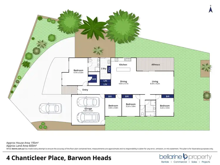 Floorplan of Homely house listing, 4 Chanticleer Place, Barwon Heads VIC 3227