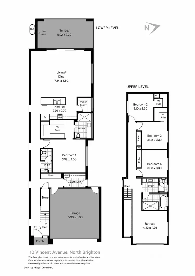 Floorplan of Homely house listing, 10 Vincent Avenue, North Brighton SA 5048