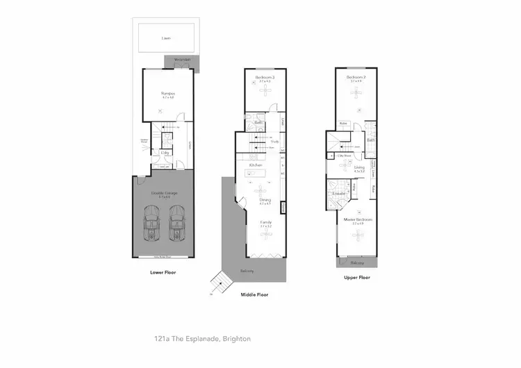 Floorplan of Homely house listing, 121A Esplanade, Brighton SA 5048