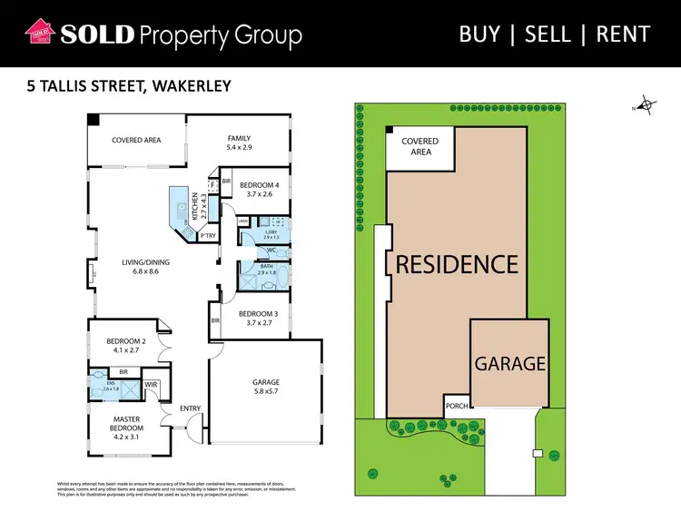 Floorplan of Homely house listing, 5 Tallis Street, Wakerley QLD 4154