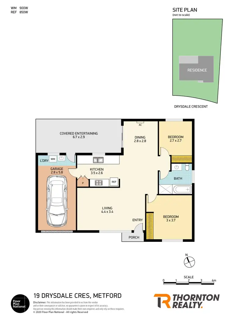Floorplan of Homely house listing, 19 Drysdale Crescent, Metford NSW 2323