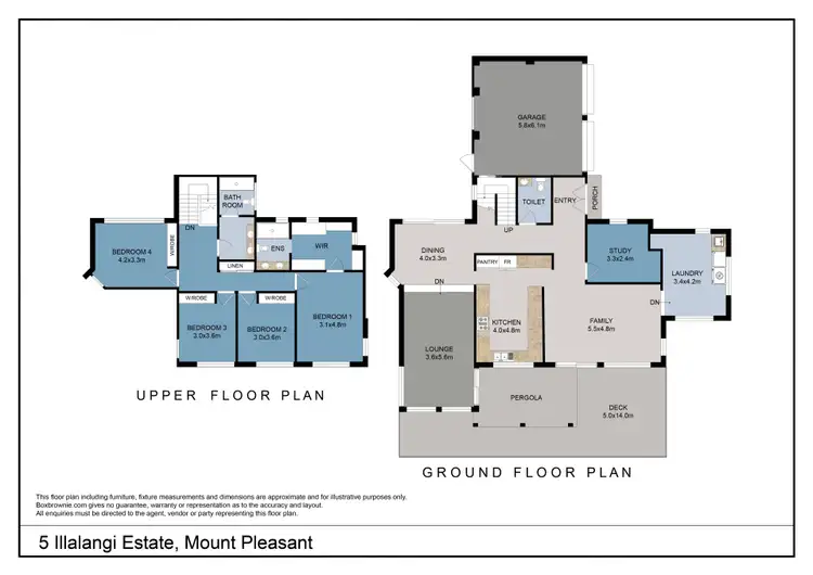 Floorplan of Homely house listing, 5 Illalangi Estate Street, Mount Pleasant QLD 4740
