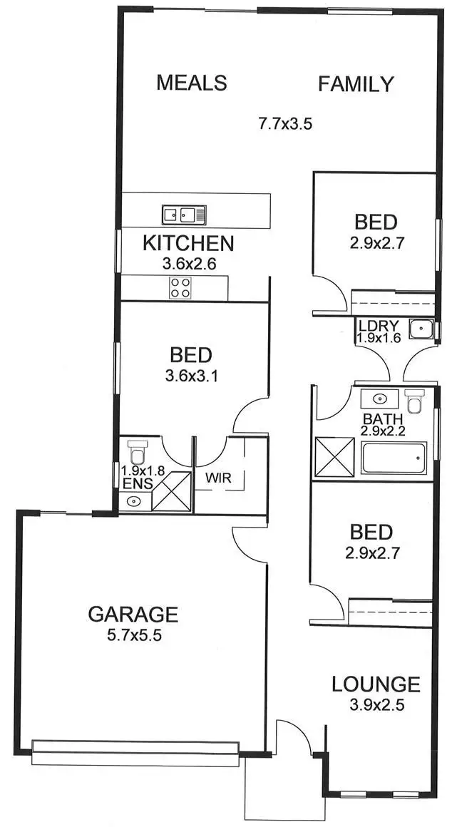 Floorplan of Homely house listing, 2 Sir John Cowan Avenue, Murray Bridge SA 5253