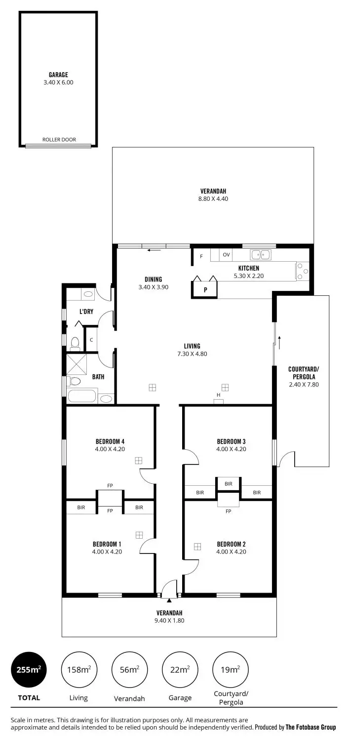 Floorplan of Homely house listing, 12 Kauri Parade, Seacliff SA 5049
