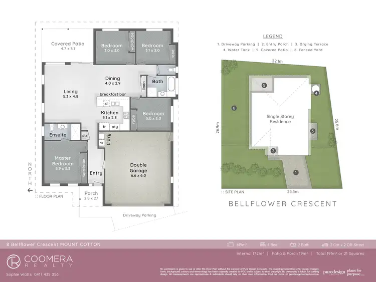 Floorplan of Homely house listing, 8 Bellflower Crescent, Mount Cotton QLD 4165