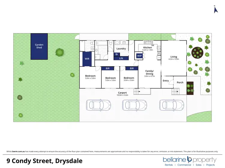 Floorplan of Homely house listing, 9 Condy Street, Drysdale VIC 3222