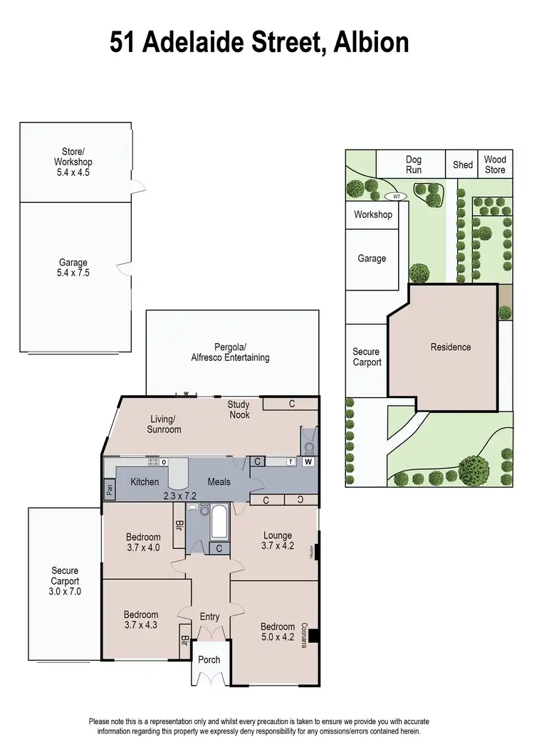 Floorplan of Homely house listing, 51 Adelaide Street, Albion VIC 3020