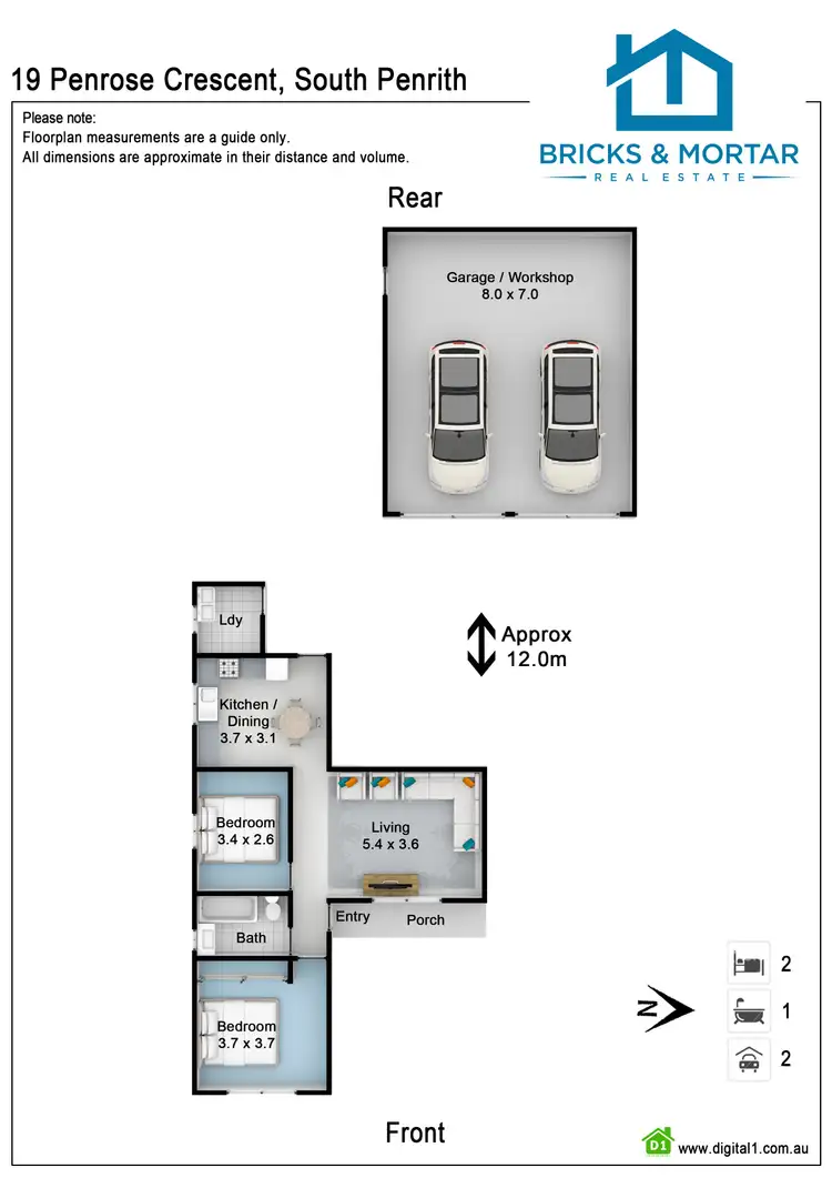 Floorplan of Homely house listing, 19 Penrose Crescent, South Penrith NSW 2750