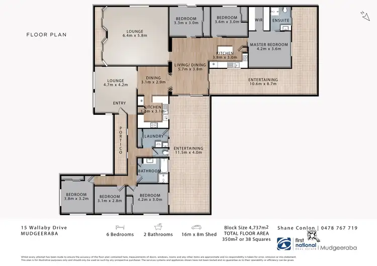 Floorplan of Homely rural property listing, 15 Wallaby Drive, Mudgeeraba QLD 4213