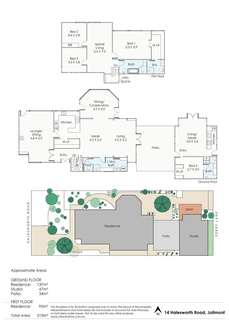 Floorplan of Homely house listing, 14 Halesworth Road, Jolimont WA 6014
