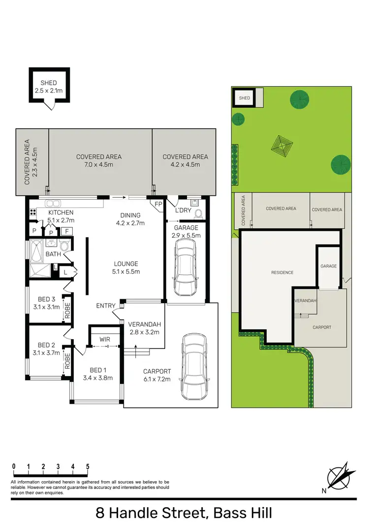 Floorplan of Homely house listing, 8 Handle Street, Bass Hill NSW 2197