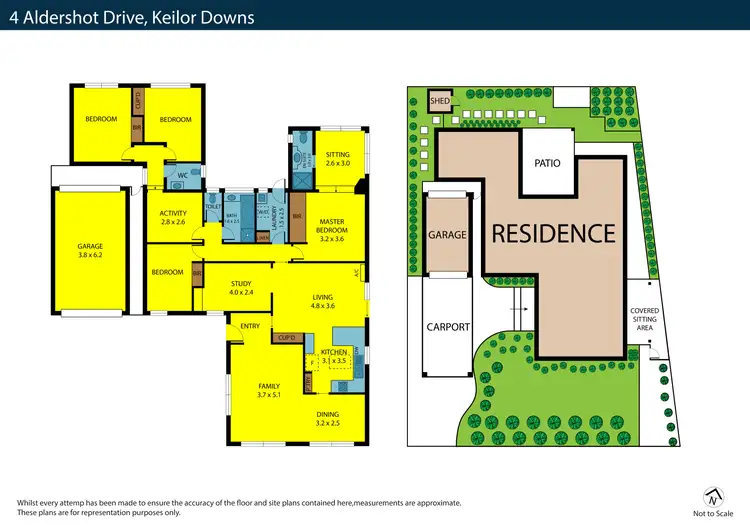 Floorplan of Homely house listing, 4 Aldershot Drive, Keilor Downs VIC 3038