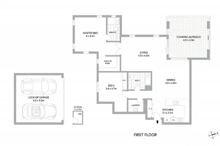 Floorplan of Homely unit listing, 4/80-82 Beach Parade, Maroochydore QLD 4558