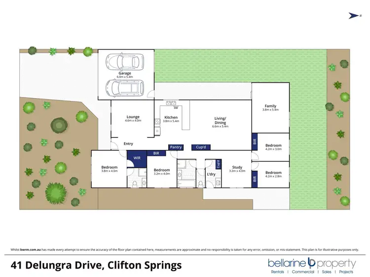 Floorplan of Homely house listing, 41 Delungra Avenue, Clifton Springs VIC 3222
