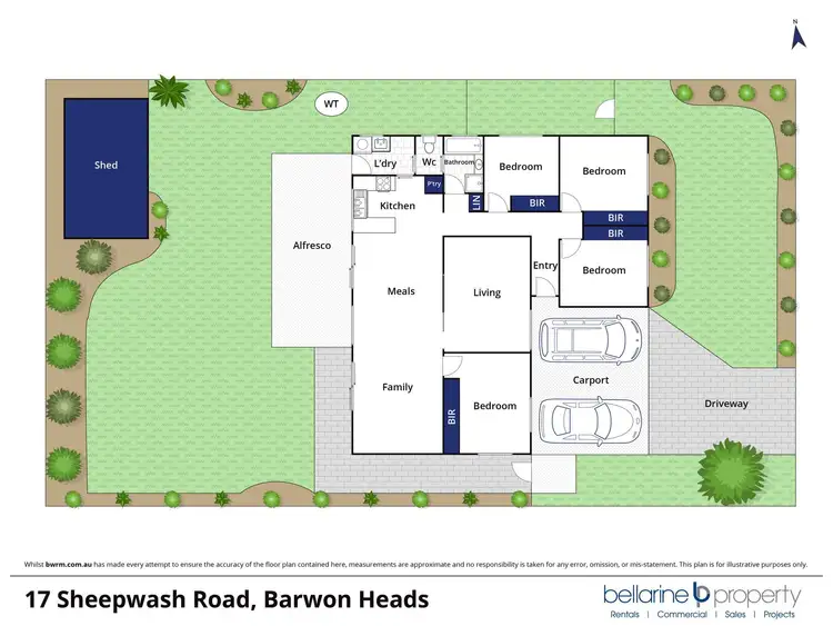 Floorplan of Homely house listing, 17 Sheepwash Road, Barwon Heads VIC 3227