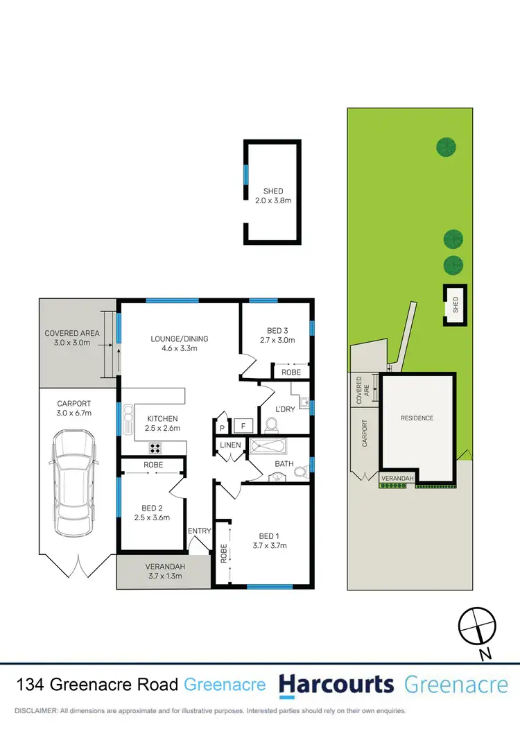 Floorplan of Homely house listing, 134 Greenacre Road, Greenacre NSW 2190
