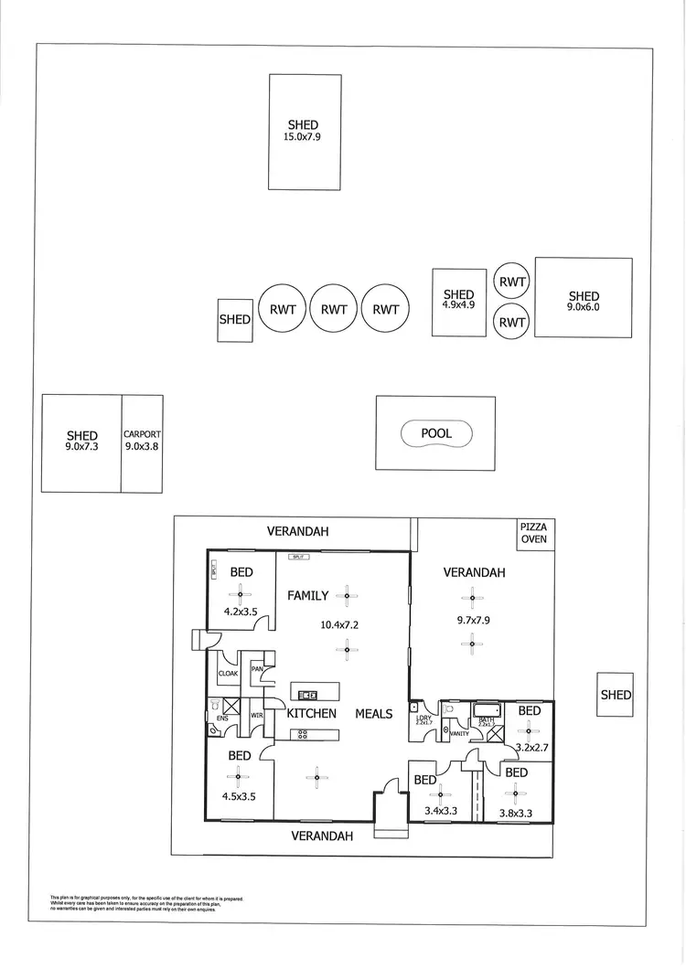 Floorplan of Homely house listing, 472 Belvedere Road, Mannum SA 5238
