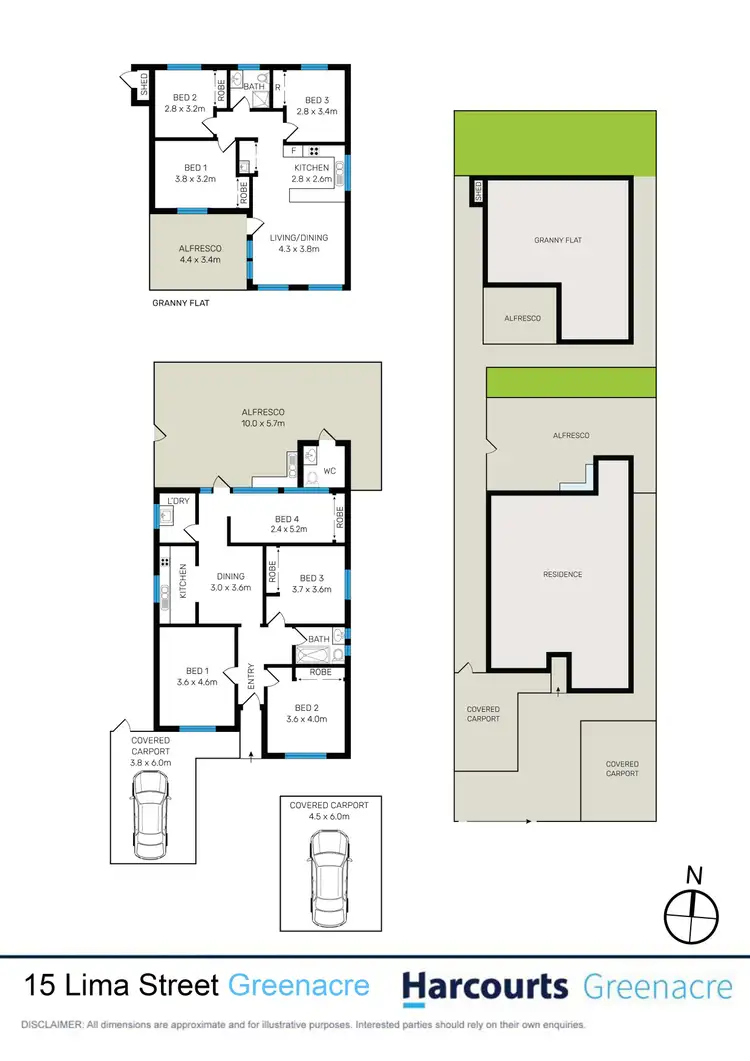 Floorplan of Homely house listing, 15 Lima Street, Greenacre NSW 2190