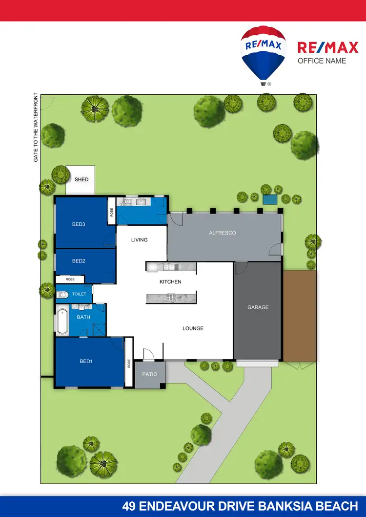 Floorplan of Homely house listing, 49 Endeavour Drive, Banksia Beach QLD 4507