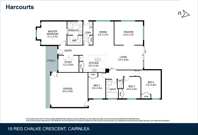 Floorplan of Homely house listing, 19 Reg Chalke Crescent, Cairnlea VIC 3023