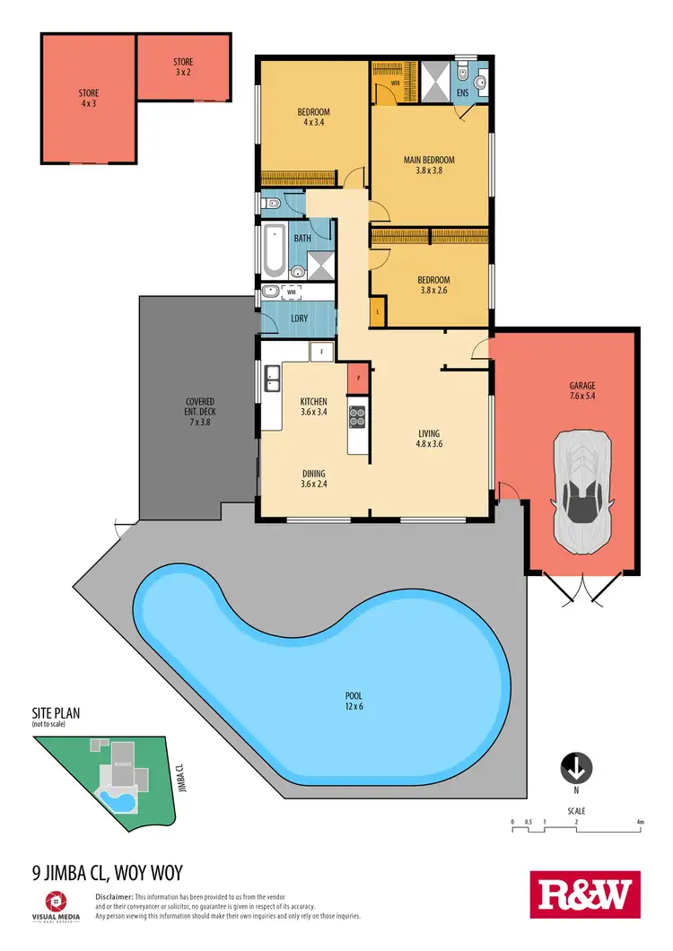 Floorplan of Homely house listing, 9 Jimba Close, Woy Woy NSW 2256