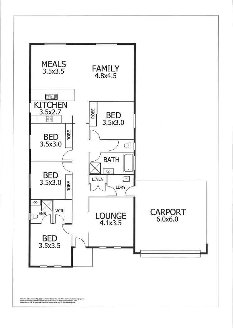 Floorplan of Homely house listing, 76 Christian Road, Murray Bridge SA 5253