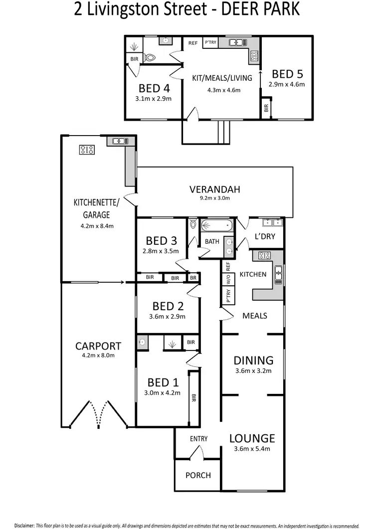 Floorplan of Homely house listing, 2 Livingston Street, Deer Park VIC 3023