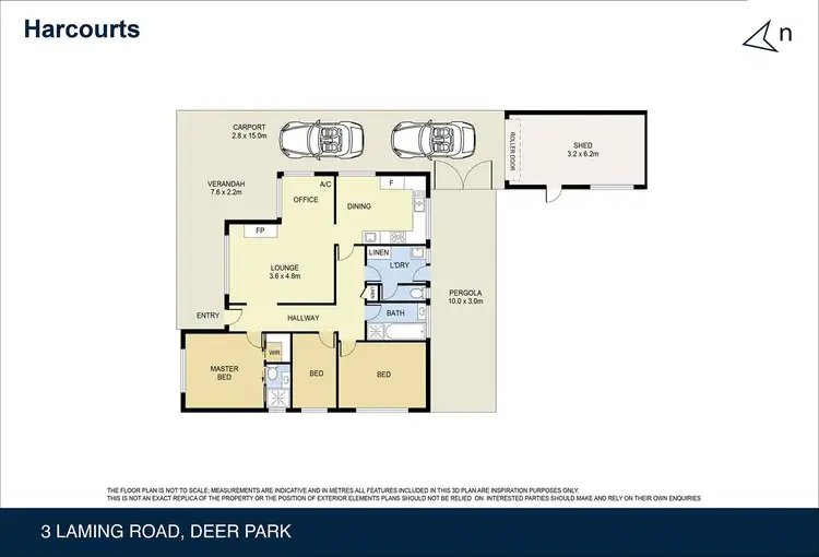 Floorplan of Homely house listing, 3 Laming Road, Deer Park VIC 3023