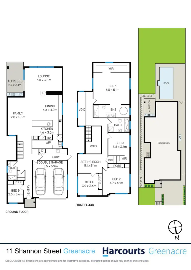 Floorplan of Homely house listing, 11 Shannon Street, Greenacre NSW 2190