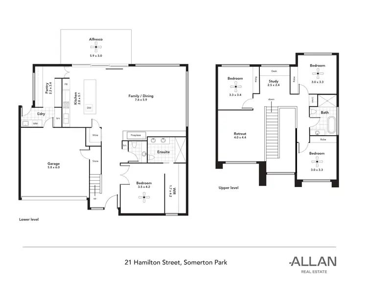 Floorplan of Homely house listing, 21 Hamilton Street, Somerton Park SA 5044