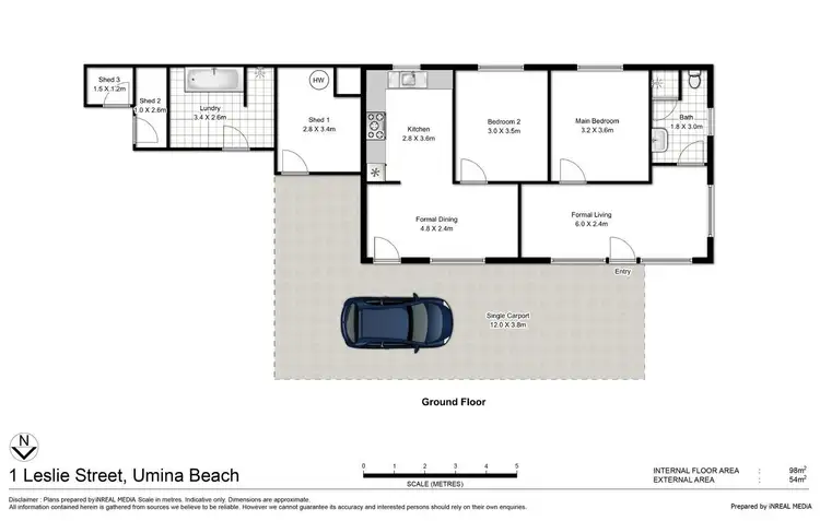 Floorplan of Homely house listing, 1 Leslie Street, Umina Beach NSW 2257