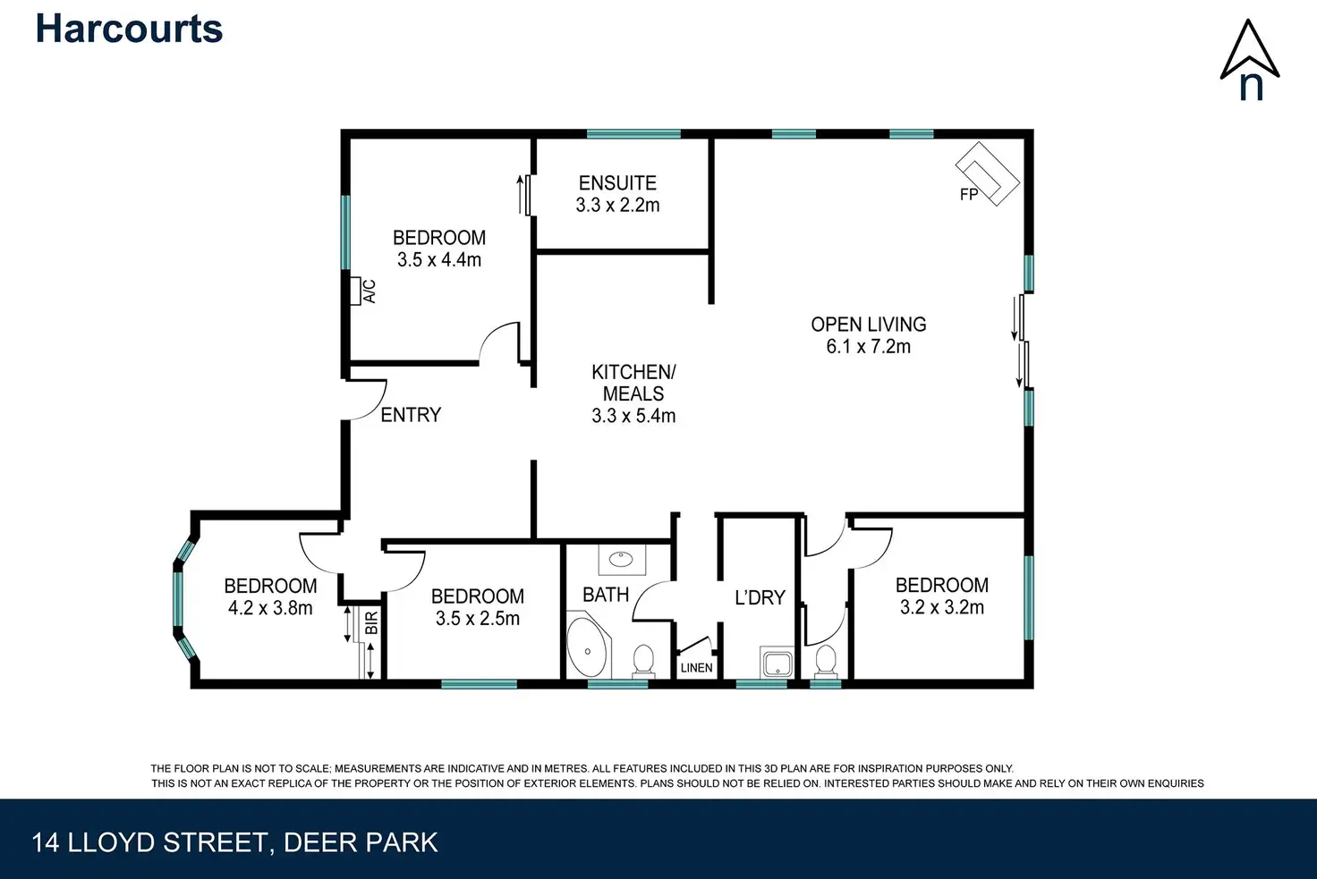 Floorplan of Homely house listing, 14 Lloyd Street, Deer Park VIC 3023