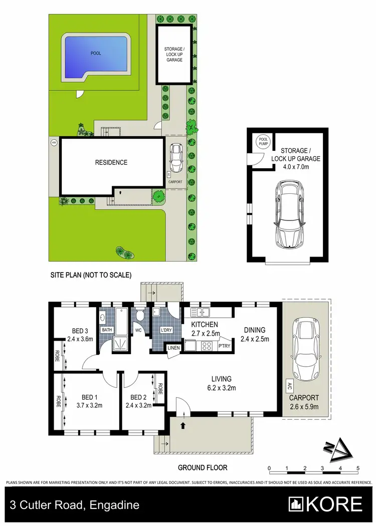 Floorplan of Homely house listing, 3 Cutler Road, Engadine NSW 2233
