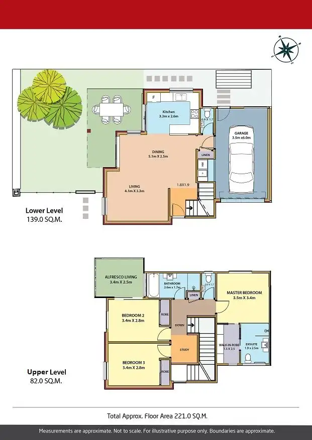 Floorplan of Homely townhouse listing, 1/117 Bourke Road, Umina Beach NSW 2257