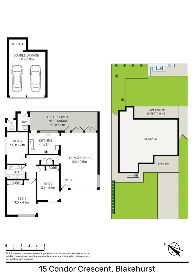 Floorplan of Homely house listing, 15 Condor Crescent, Blakehurst NSW 2221
