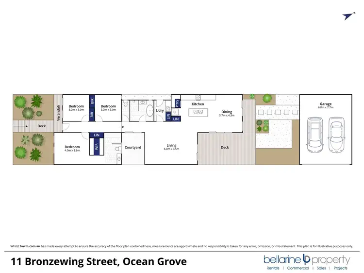 Floorplan of Homely house listing, 11 Bronzewing Street, Ocean Grove VIC 3226