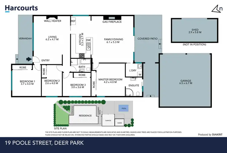 Floorplan of Homely house listing, 19 Poole Street, Deer Park VIC 3023