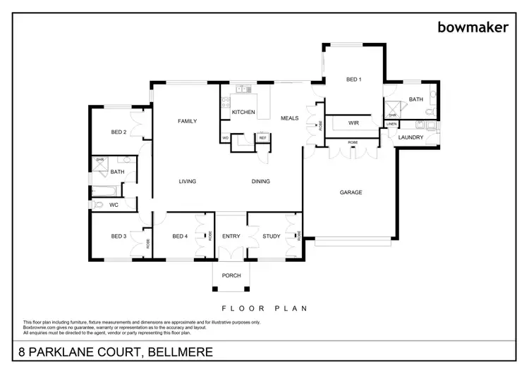 Floorplan of Homely house listing, 8 Parklane Court, Bellmere QLD 4510