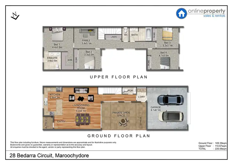 Floorplan of Homely house listing, 28 Bedarra Circuit, Maroochydore QLD 4558