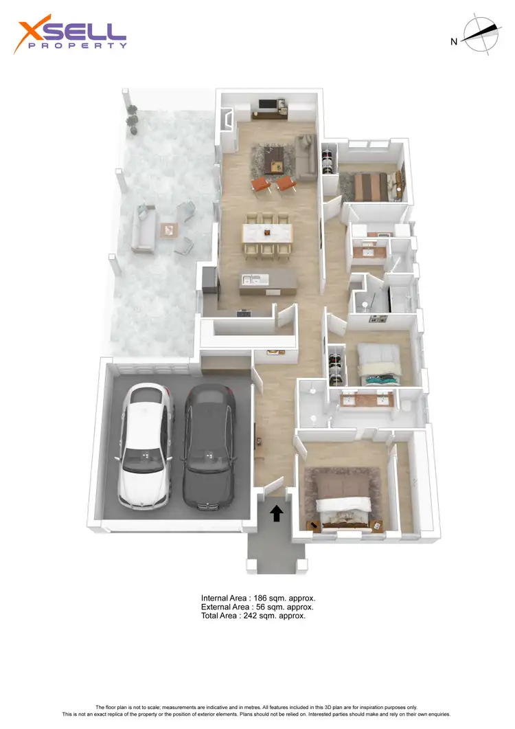 Floorplan of Homely house listing, 12 David Street, Pooraka SA 5095
