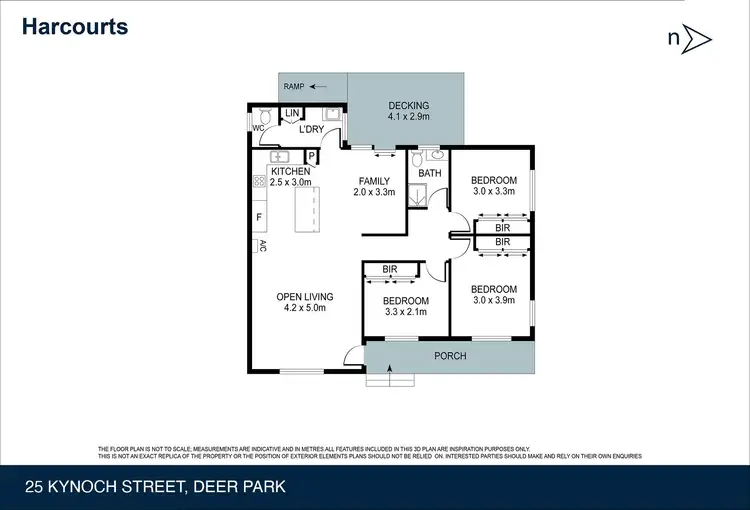 Floorplan of Homely house listing, 25 Kynoch Street, Deer Park VIC 3023