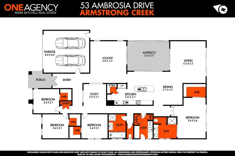 Floorplan of Homely house listing, 53 Ambrosia Dve, Armstrong Creek VIC 3217