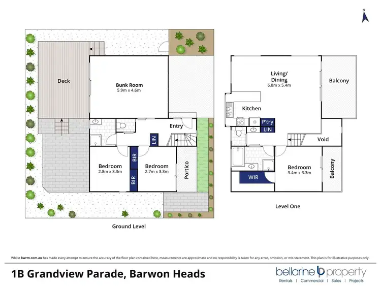 Floorplan of Homely house listing, 1b Grandview Parade, Barwon Heads VIC 3227