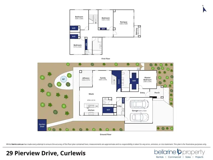 Floorplan of Homely house listing, 29 Pierview Drive, Curlewis VIC 3222