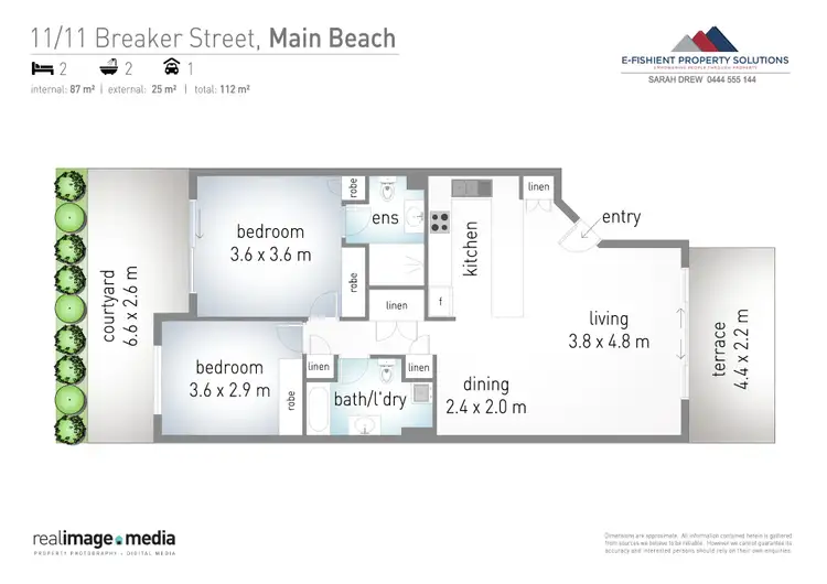 Floorplan of Homely apartment listing, 11/11 Breaker Street, Main Beach QLD 4217