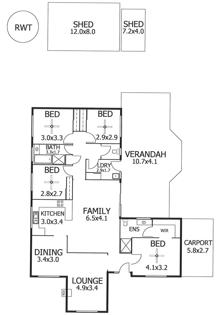 Floorplan of Homely house listing, 14 Elberta Road, Murray Bridge SA 5253