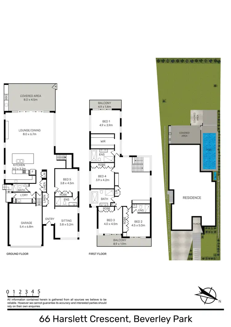 Floorplan of Homely house listing, 66 Harslett Crescent, Beverley Park NSW 2217
